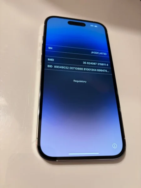 Apple iPhone 14 Pro - 128 GB - Silver (Unlocked)