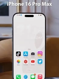 Apple iPhone 16 pro max with TikTok installed