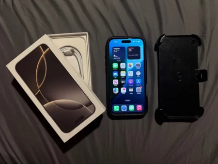 Apple iPhone 16 Pro Max 256GB Natural Titanium AT&T w/ Extras